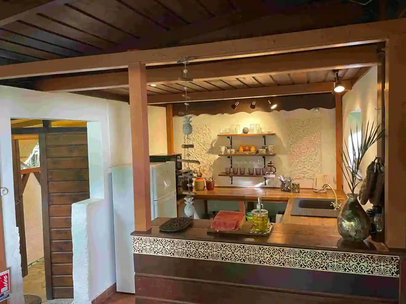 A fully equipped kitchen where you can cook with pleasure