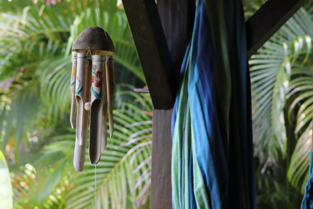 Tropical garden at Rêve et Alizé in Bouillante, Guadeloupe